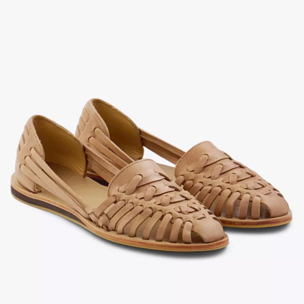 Nisolo Huaraches in Almond 6.5